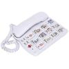Big Button Corded Telephone Desktop Fixed Landline Phone With One Touch Dial Function Home Phone For Seniors