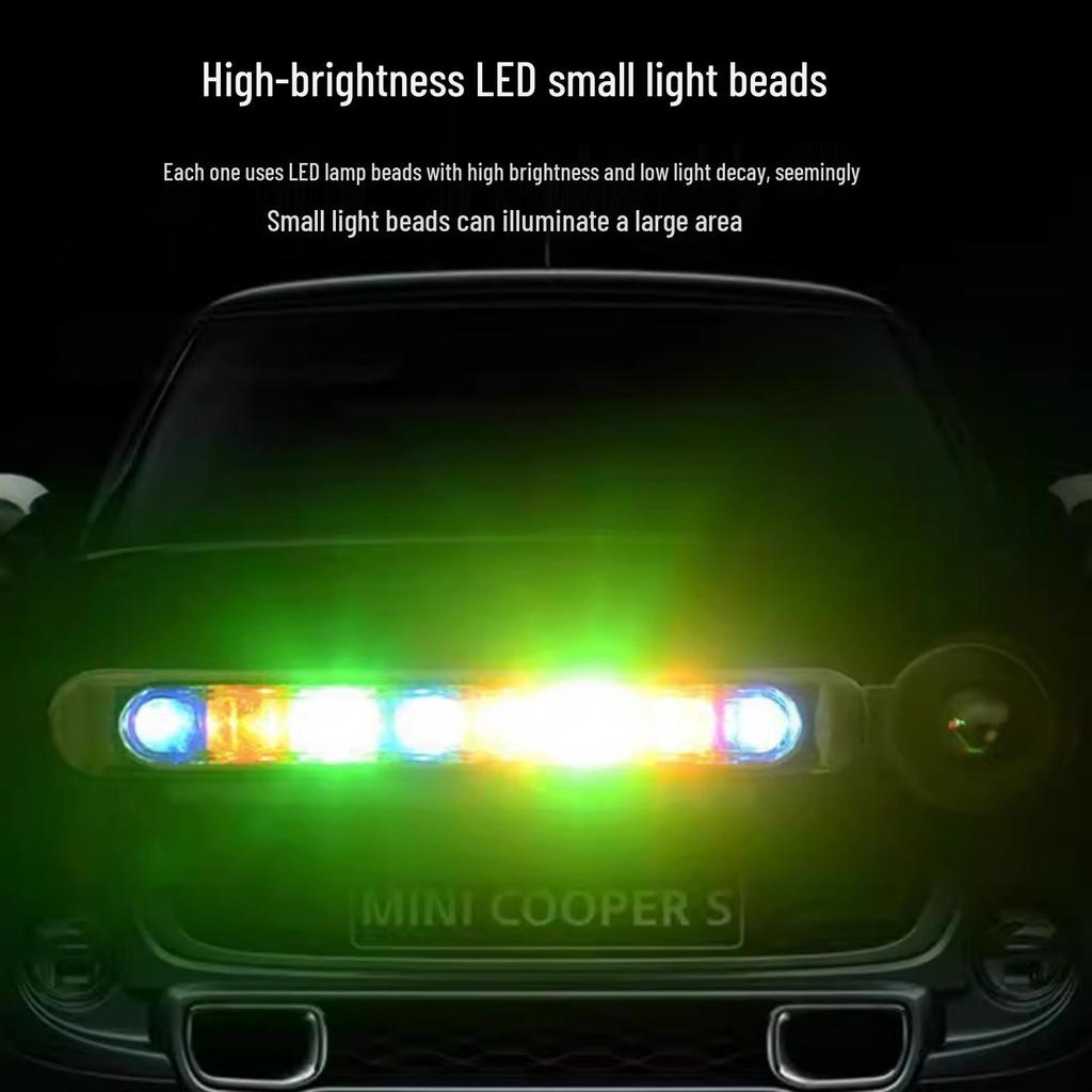 Wind-Powered LED Car Daytime Running Lights with Wireless Strobe