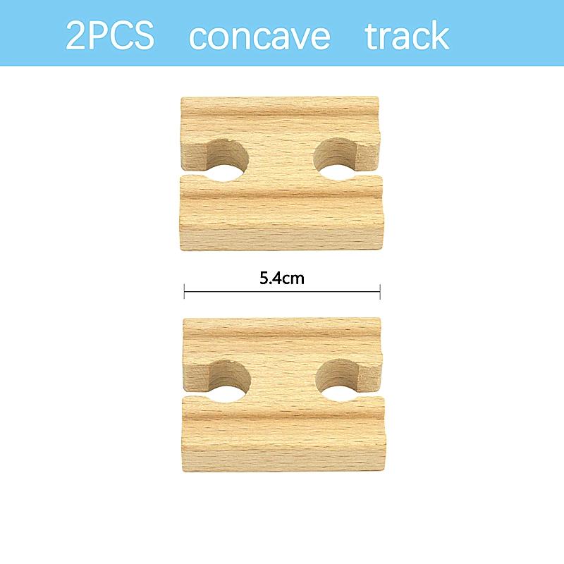 Kinds Of Wooden Track Accessories Beech Wood Railway Train Track Connector Toys Fit Biro All Brands Wooden Tracks Lights Toys
