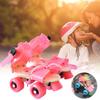 Roller Skates Double Row Beginner Roller Skates For Girls Adjustable Sizes Inline Skates Easy To Wear Simple Design Walking