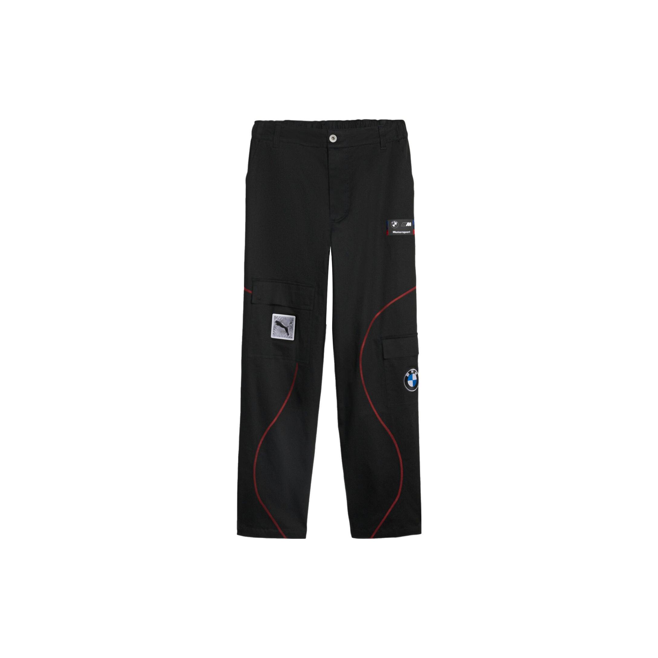 

New Bmw X PUMA Summer Court Casual Pants Unisex Black 621028-01 M