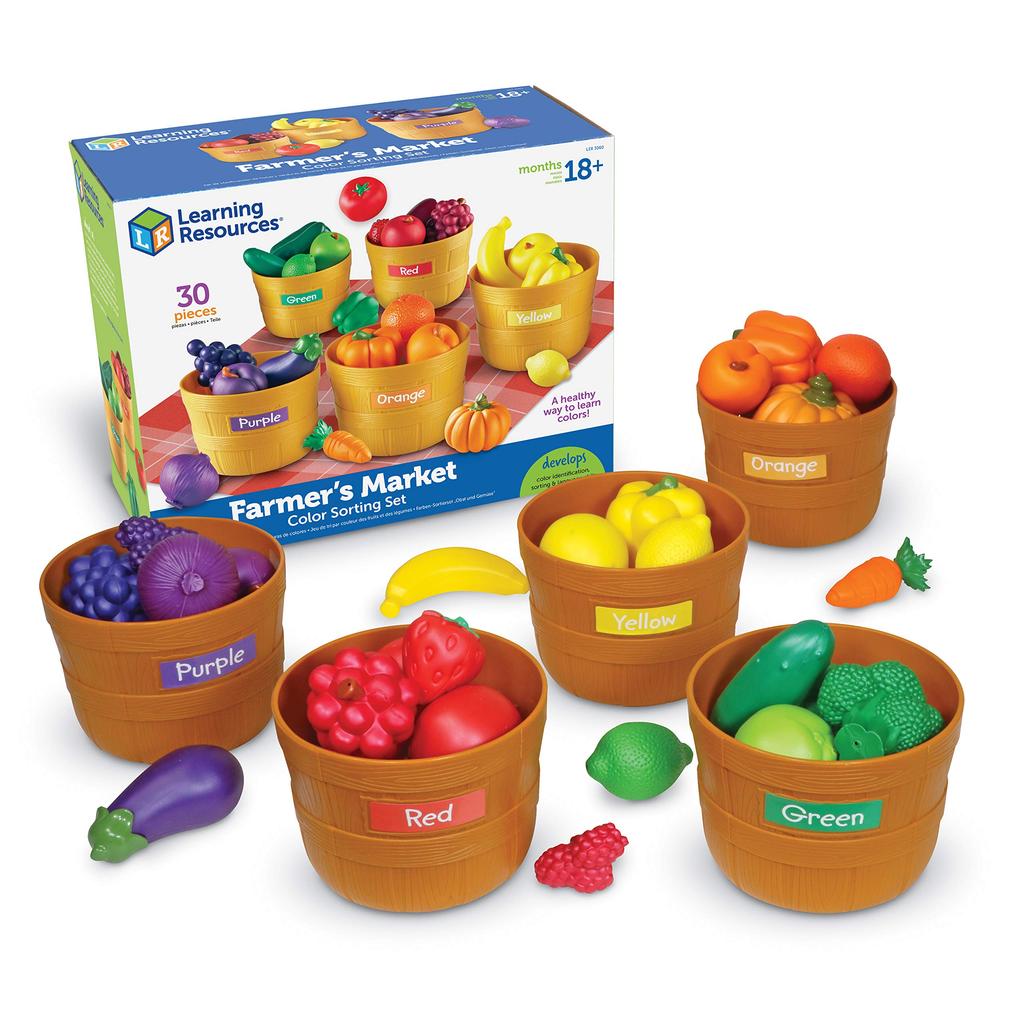 Learning Resources Market Color Sorting Set LER 3060 Farmer's
