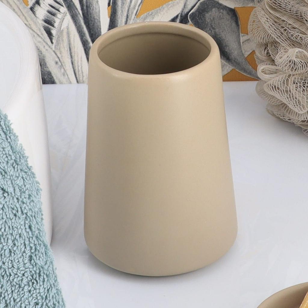 Silipo Taupe Bathroom Mug