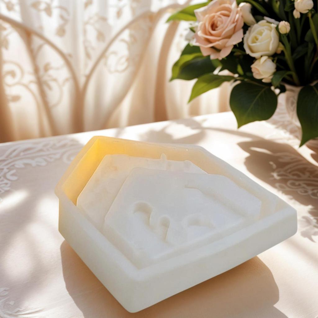 Nativity Set DIY Silicone Mold Christmas Ornament Decoration 3D Holy Religion Nativity Silicone Candle Mold Table Ornament Jesus