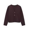 Kaslead New Arrival Women's Clothing Fashion Style Fashion All-Match Knitting Double Breasted Outwear 4192144