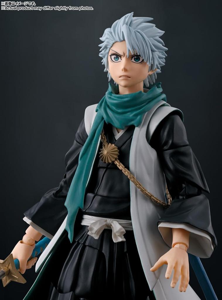 TAMASHII NATIONS BLEACH Toshiro Hitsugaya ca. 135 mm bemalte bewegliche Figur SHFiguarts PVC&ABS