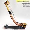 TLXT Gold Extra-Long Bathtub Drain Assembly with Copper Pipe