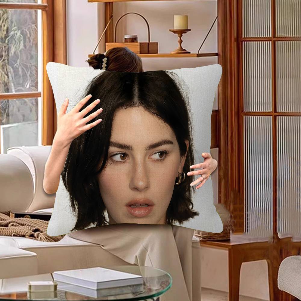 Sängerin G-Gracie Abrams Kissenbezug Sofakissenbezug Heimzimmer Dekoration Kindergeschenk