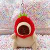 Little Red Book Capybara & Guinea Pig Plush Keychain Ornament