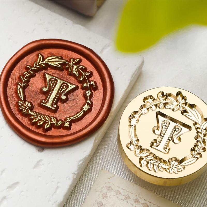 Capital A Sealing Wax Stamp Letter Series Wax Seal Stamp for Cards Scrapbooking Wedding Invitations Metal Seal Stamp