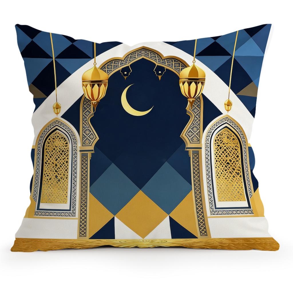 Islamic Architecture Pillowcase Printed Polyester 40/45/50Cm Throw Pillowcover Decorative Sofa Cushion Pillowslip Home Decor