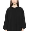 Balenciaga Distressed T Shirt 'Faded Black/White' Women's 764235TQVJ81569