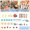 Toy Kitchen for Children 3-6 Years with Wheels Cash Register and Accessories 79.5x33x90.5 Cm Multicolor