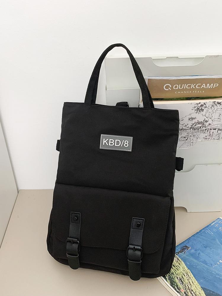 

Новая женская сумка, персонализированный многофункциональный ранец. чёрный