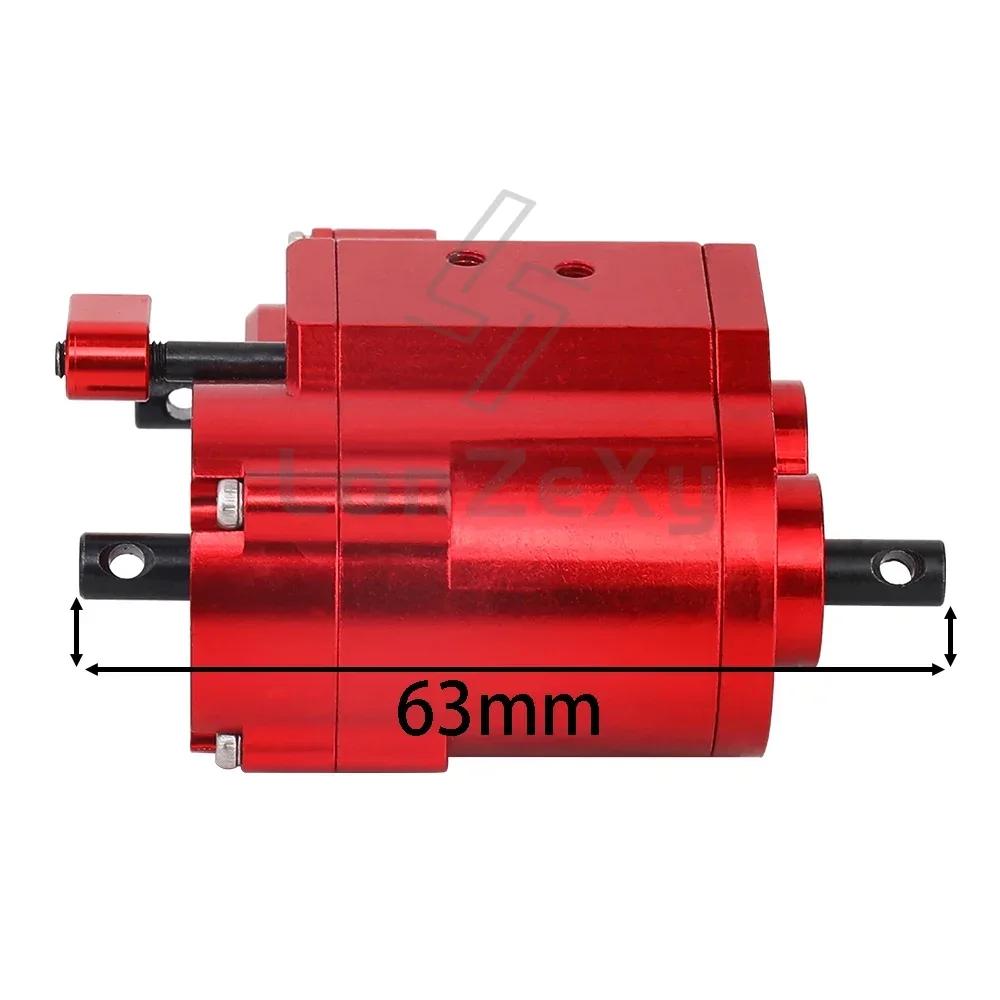 

2-швидкісна роздавальна коробка 46x53x32 мм для Axial SCX10 RC 4WD D90 1/10 RC гусеничного автомобіля, запчастини для апгрейду чорний