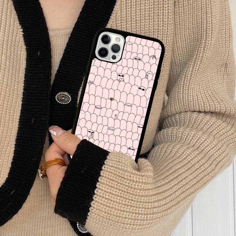 

Ketnipz Cartoon Phone Case For IPhone 17 16 Pro Max Air 13 12 Mini 14 15 Plus 11 PC+TPU Back Cover iPhone 17pro max