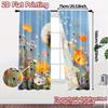2pcs   2D FLAT PRINTING Curtains (Without Rod) Dandelion Dreams(1) Popular Contemporary Curtains Semi-Sheer Curtains Decorations