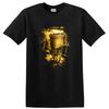 Vintage Bicycle W/ Basket Art T Shirt Retro Classic Rock Tee Design Apparel