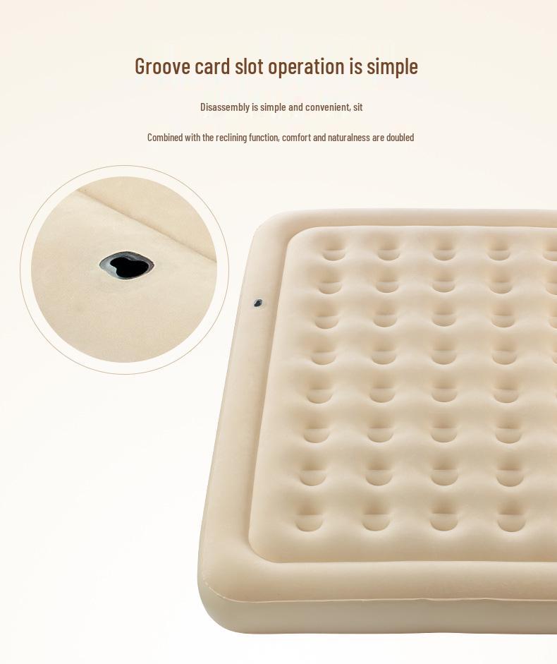 Inflatable Double Mattress with Electric Air Pump - Portable for Home and Outdoor Use