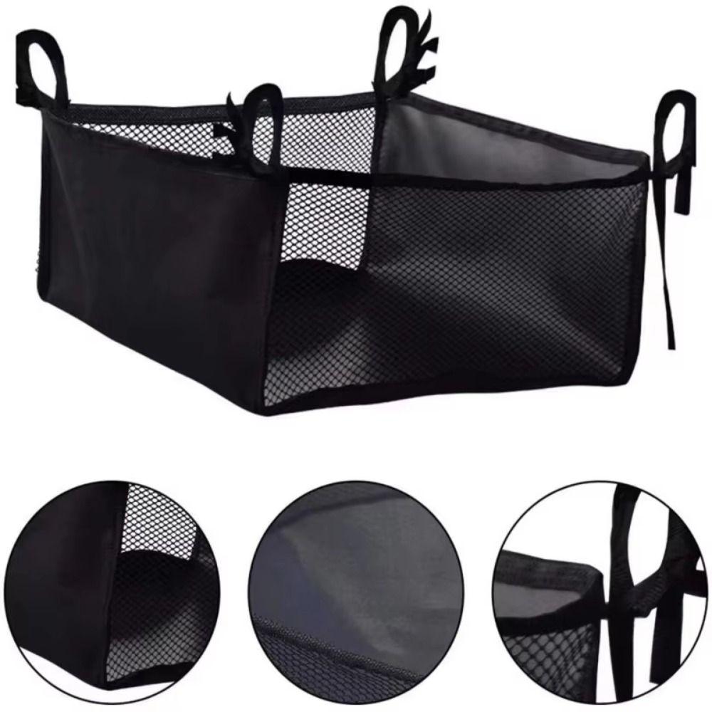 Folding Stroller Storage Basket Hanging Under Table Storage Net  for Outdoor