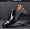 Men's Formal High-End Cowhide Leather Slip-On Shoes with Automatic Buckle and Breathable Pointed Toe Design