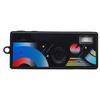 Portachiavi Fotocamera Digitale Schermo a Colori Flip da 0,96 Pollici Fotocamera Retrò con Flash Integrato per Registrazioni di Vita Nero