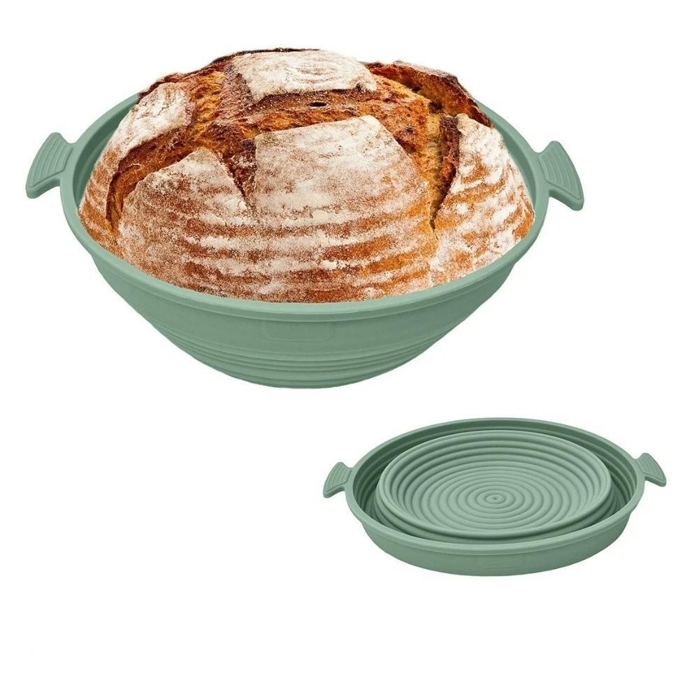 Heat-Resistant Foldable Bread Proofing Basket Silicone Bread Fermentation Basket  Oven Use