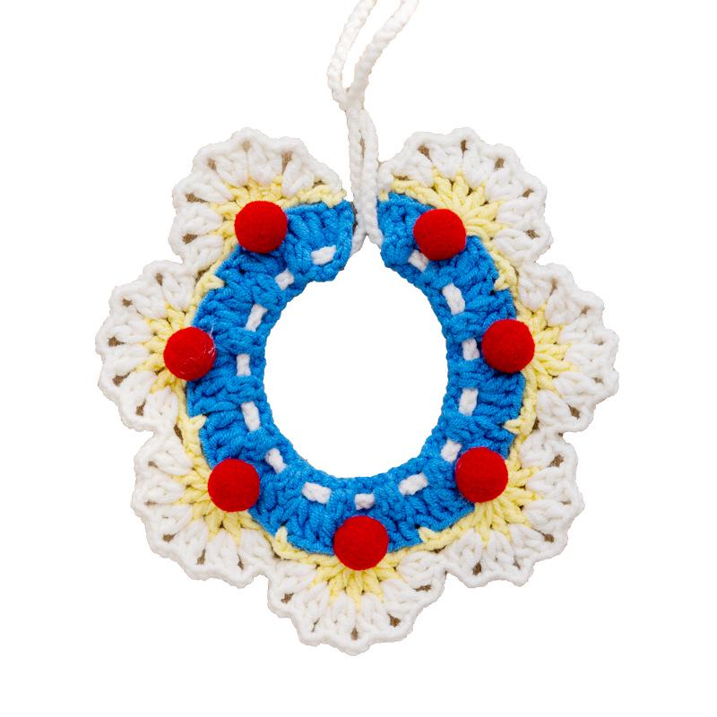 Hand-Knitted Snow White Pet Scarf for Cats and Dogs - Cute Photo Prop