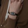 Light Luxury Fashion Women's Watch Original Brands Black Gold Oval Workplace Commuting Genuine Leather Women's Watches Gift