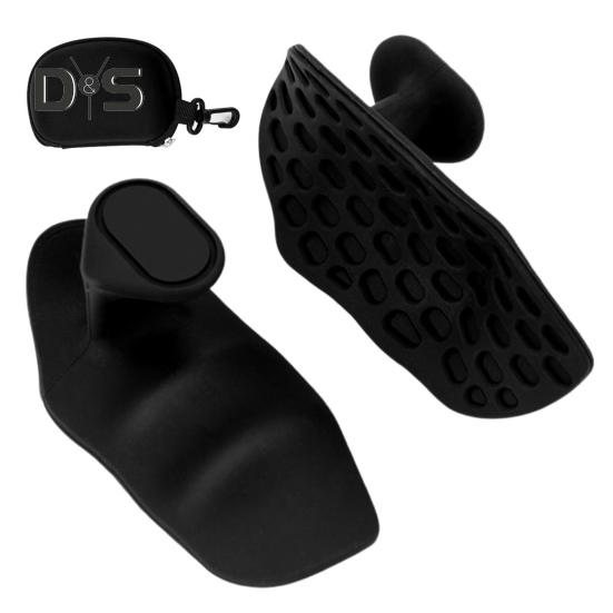 

1 пара силиконовых ручек для тренировок для мужчин и женщин, нескользящие перчатки без пальцев для спортзала, подтягивания, бодибилдинга, тяжелой атлетики, становой тяги, защитные ручки для рук B