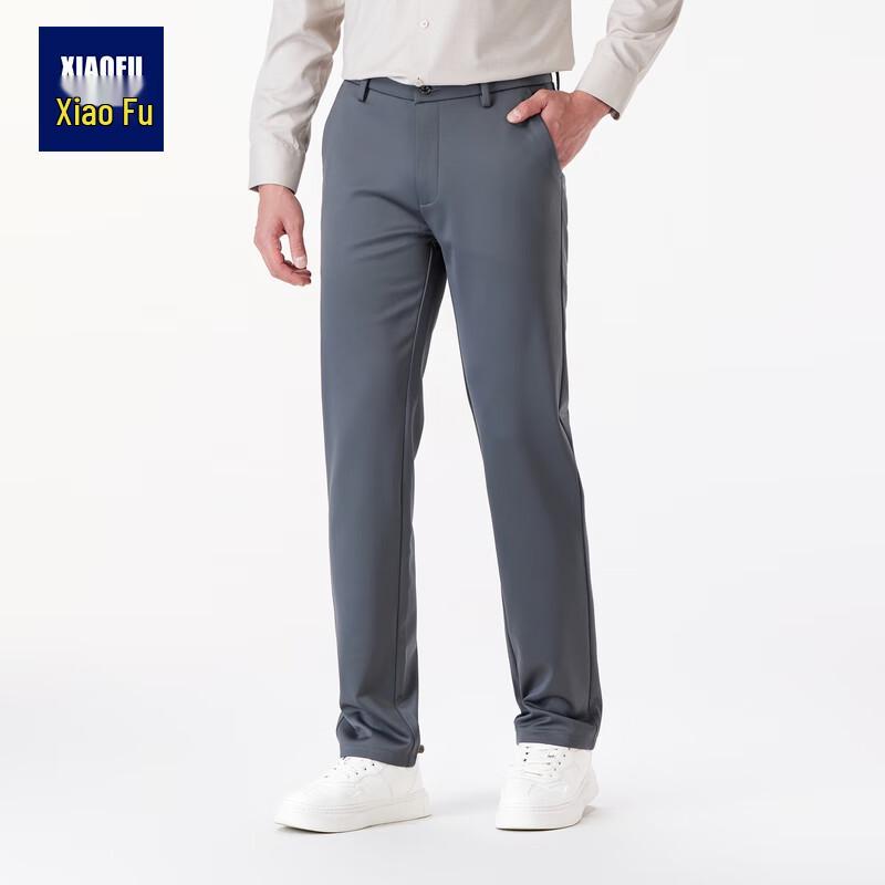 

Men s Winter Business Casual Straight-Leg Trousers 33