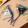 It is the original design of ins wind laser leather, high-end exquisite small bag pendant, keychain, schoolbag pendant.