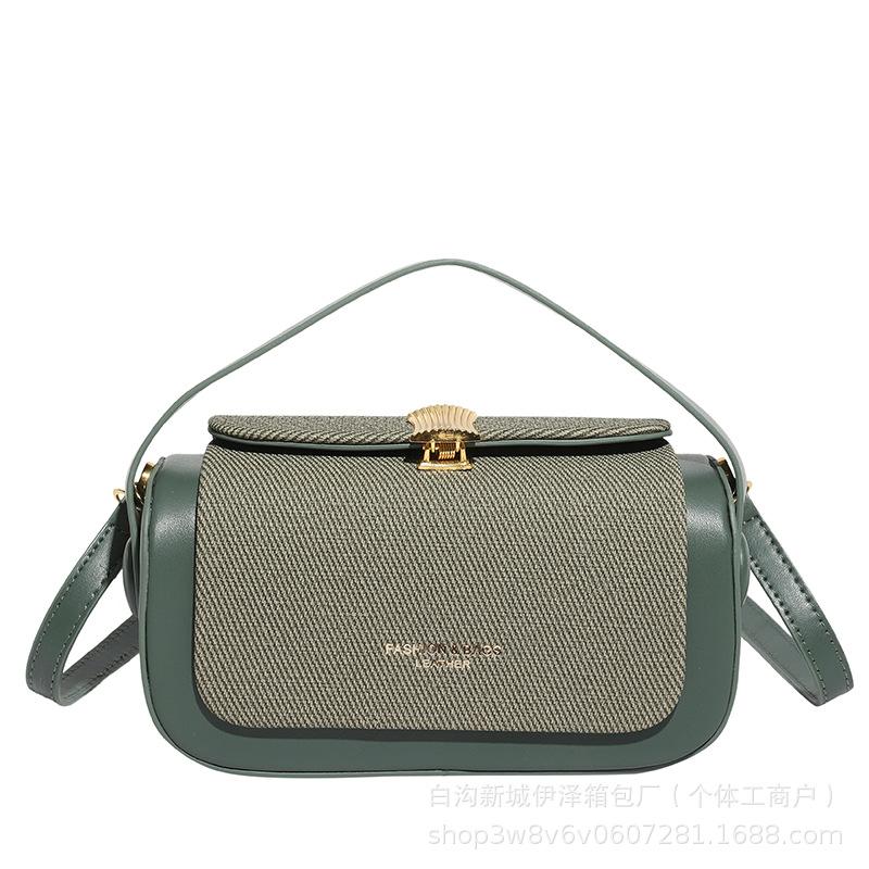 Retro Mini Women s Handbag - Adjustable Shoulder Strap and Polyester Lining Durable Retro Design with Edge Painted Details Compact and Stylish Bag 20912 1774₽