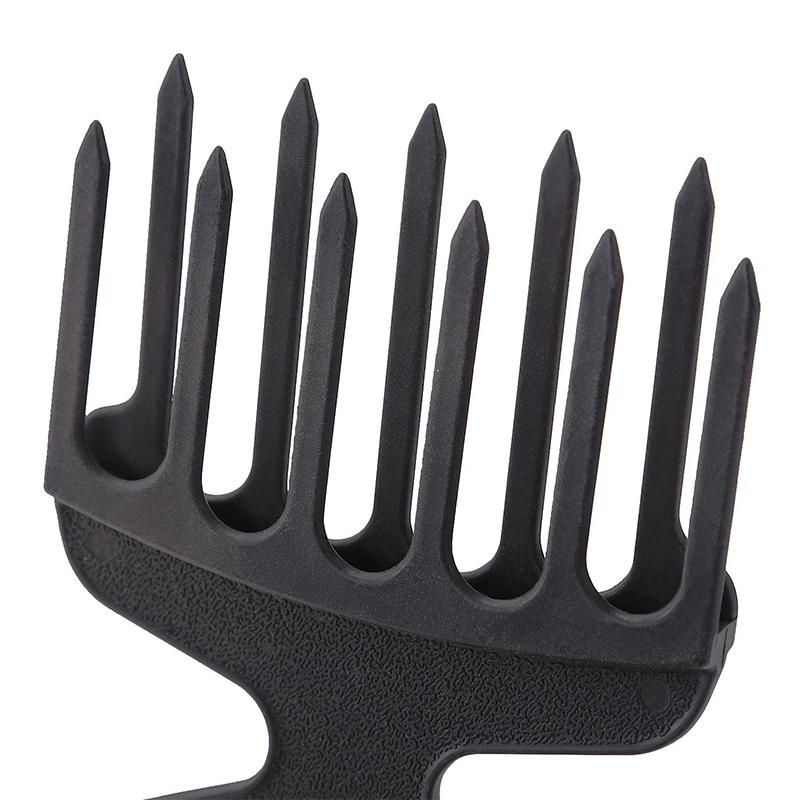 Plastic Wide Big Tooth Afro Hair Pick Comb Detangle Braid Hair Brush Oil For Head For Hairdressing Styling Modeling