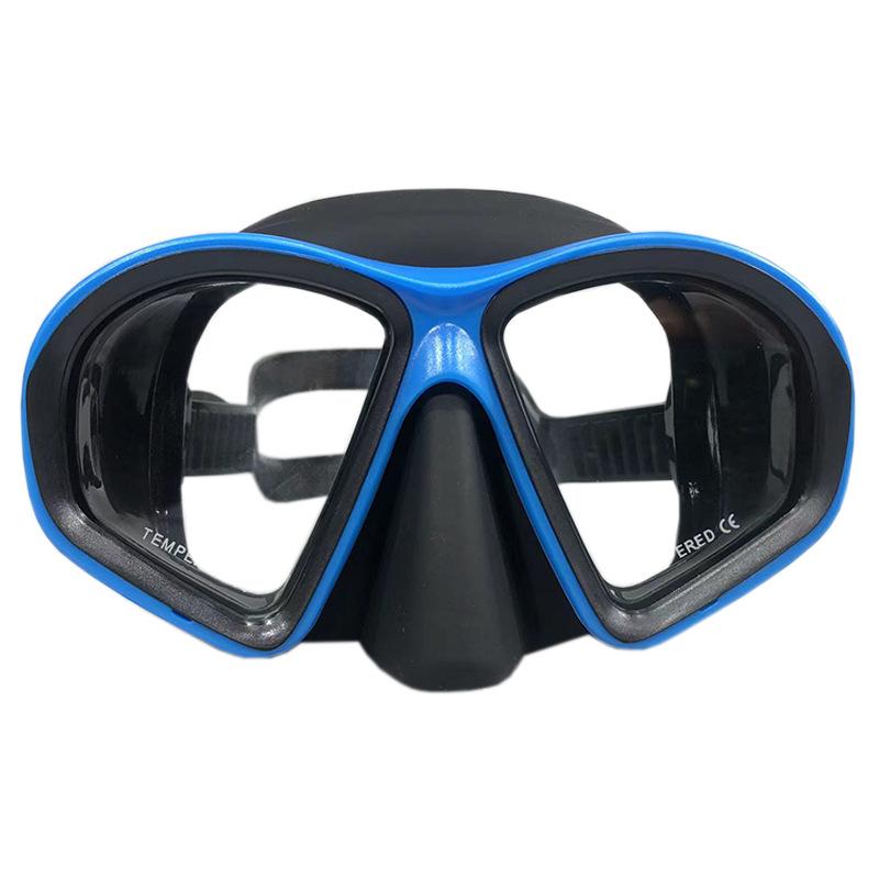Adult Diving Mask with Tempered Glass and Silicone Seal