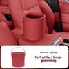 Multifunctional Handheld Car Trash Can with Lid