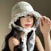 Foldable Straw Lace Hat Hollow Sunshade Hat New Sun Cap