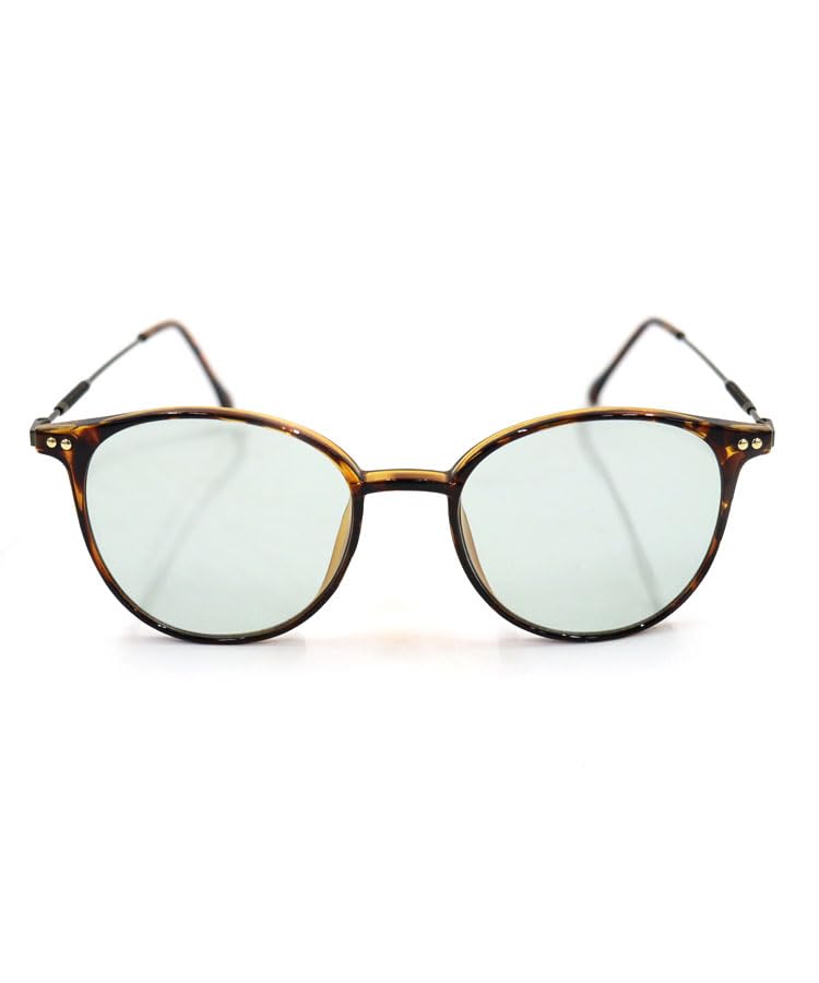 DONOBAN Boston Combi Light Colored Sunglasses for Wellington Free Women, Non-Prescription, Tortoiseshell, Black, Style, Unisex, Men's (03.Light Green,