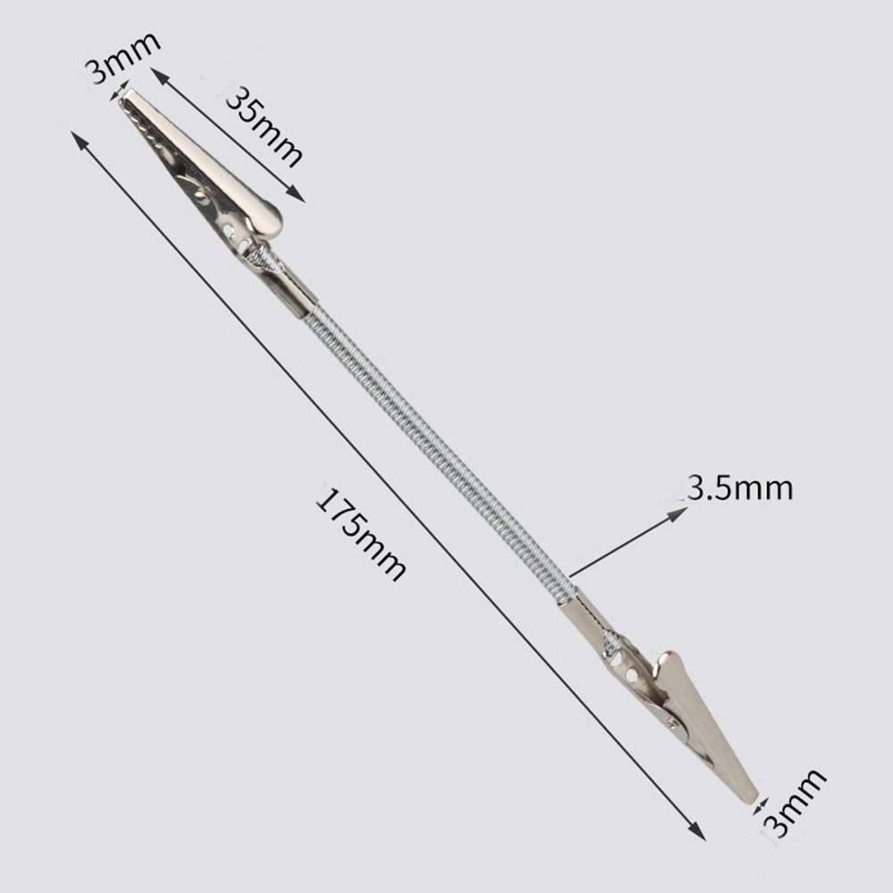 Sârmă metalică cu coadă lungă de 7 inci Suport pentru clipuri pentru note de aligator Stand Accesorii pentru decorare artizanală