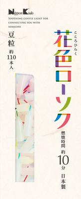 Nippon Kodo Bean Approximately 110 Pieces Flower-colored Candles, Grains,
