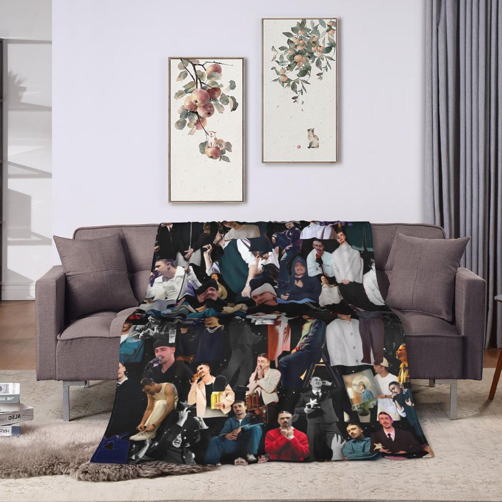 PIERRE GARNIER EVERY SECOND  Blanket  Decorative Flannel Throw Blanket For Home Decor Soft Warm Custom DIY Quality Bedspread