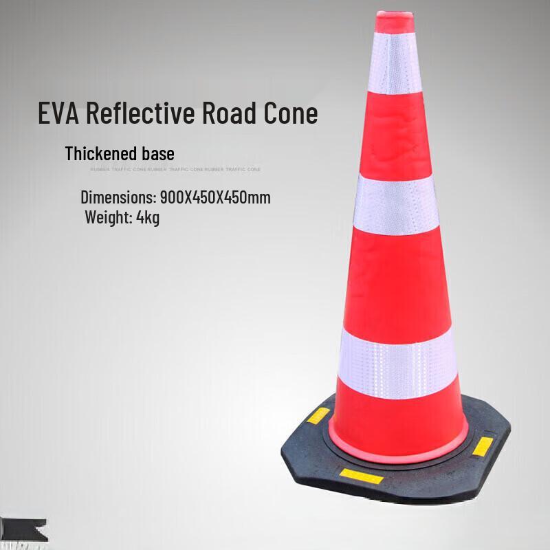 Brangdy Reflective Rubber Road Cone