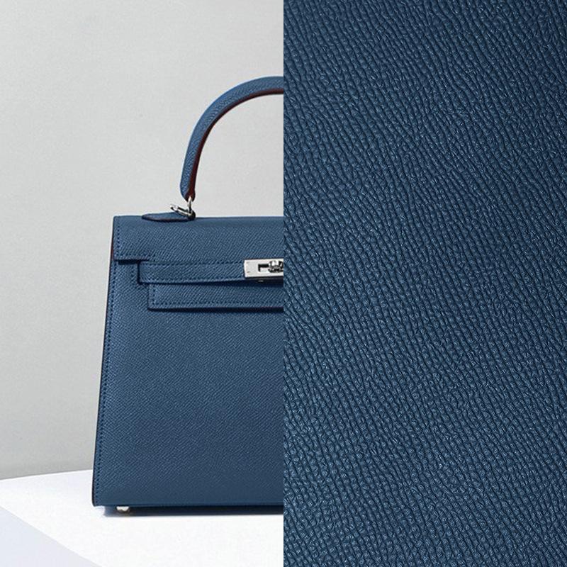 The Second Generation Kelly Bag Palm Pattern Cowhide Shoulder Bag Women's Leather Versatile Commuter Messenger Portable Kelly Bag
