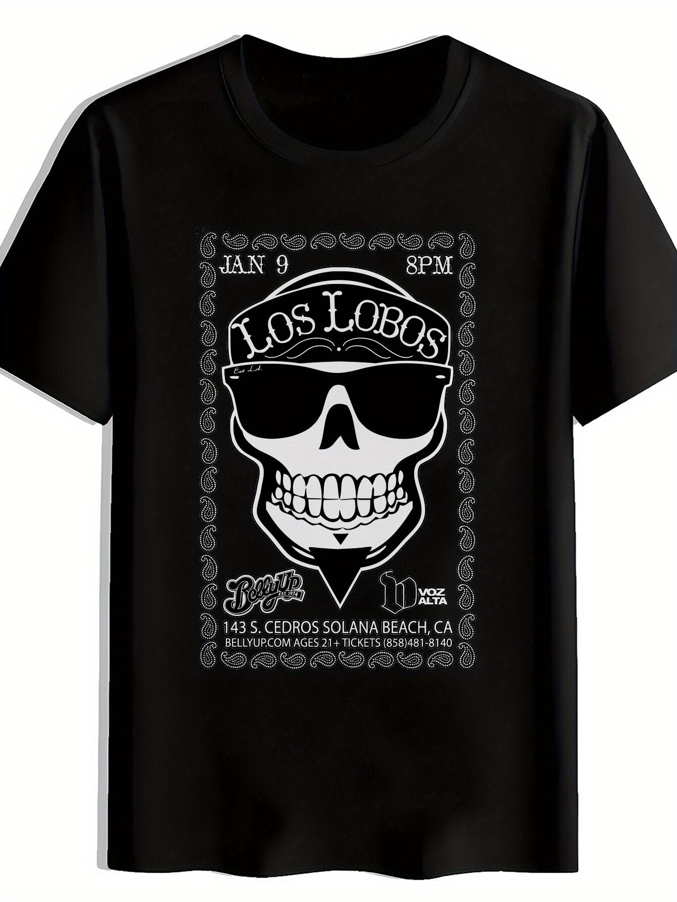 Retro Rock Band Graphic T-shirt - Short Sleeve S