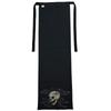 Edoten Etchu Fundoshi (Loincloth) - Made in Japan, 100% Cotton, Discharge-Dyed, Stylish Japanese Pattern, Men's, One Size Fits All, Skull and Black