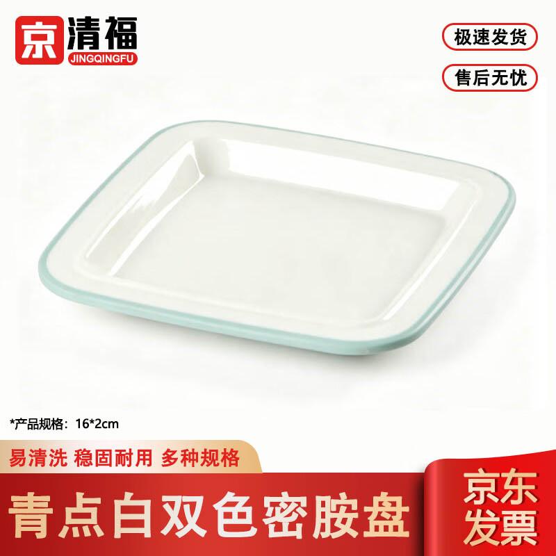 Jingqingfu Commercial Melamine Two-Tone Restaurant Plates