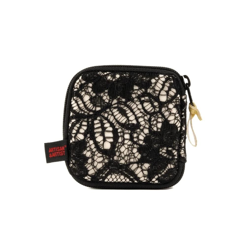 Artisan & Artist Jewelry Pouch with Ring Holder, Classic Monotone, Black, 2WP-CM735, ARTISAN&ARTIST*