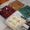 Cloth Ring Earrings Display Plate INS Jewelry Shop Counter Accessory  Room Decor