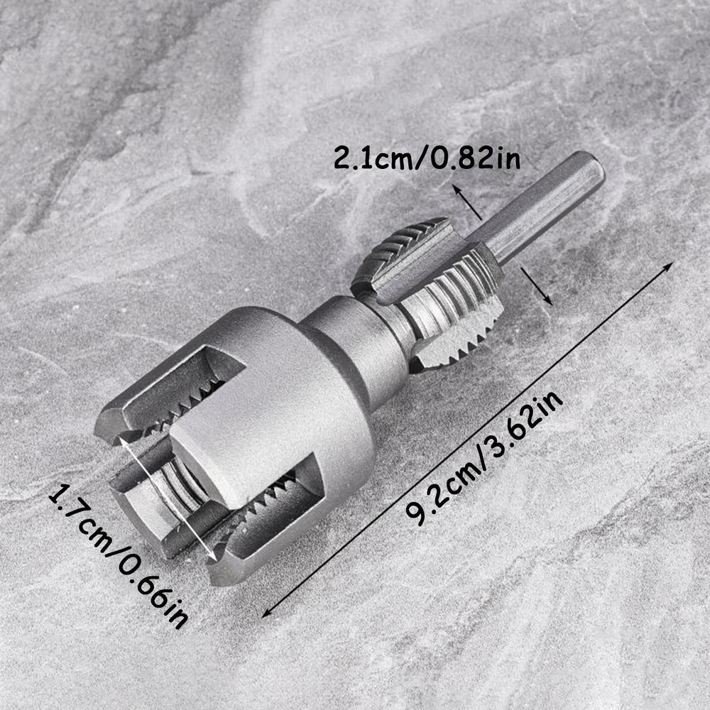 PVC Pipe Threader Kit 4/6 Points Fast Tapping Tool Internal External Thread Opener Portable Plumbing Repair Equipment