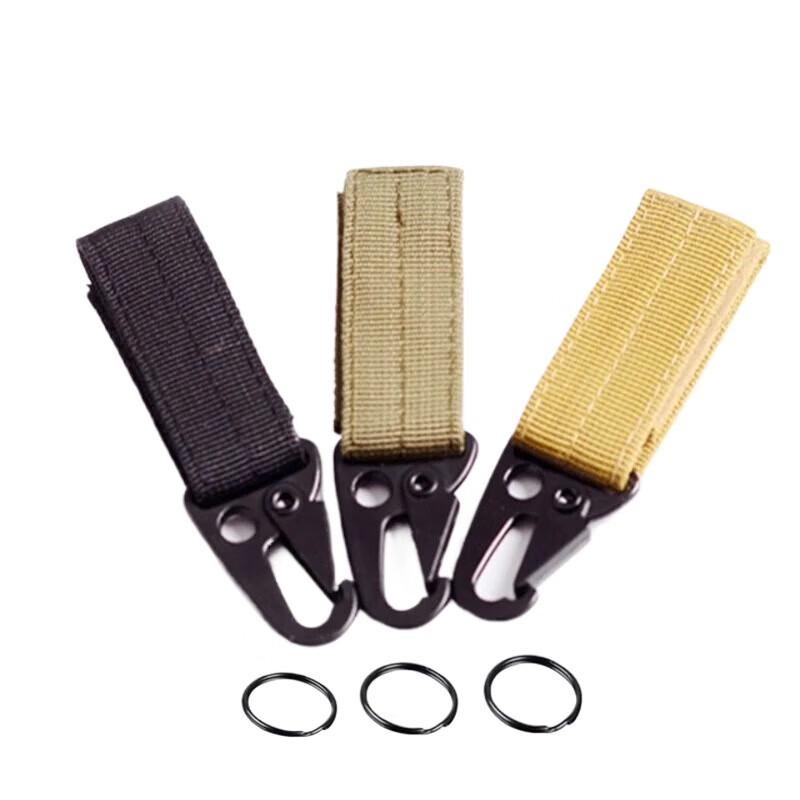 Outdoor Nylon Webbing Keychain Carabiner